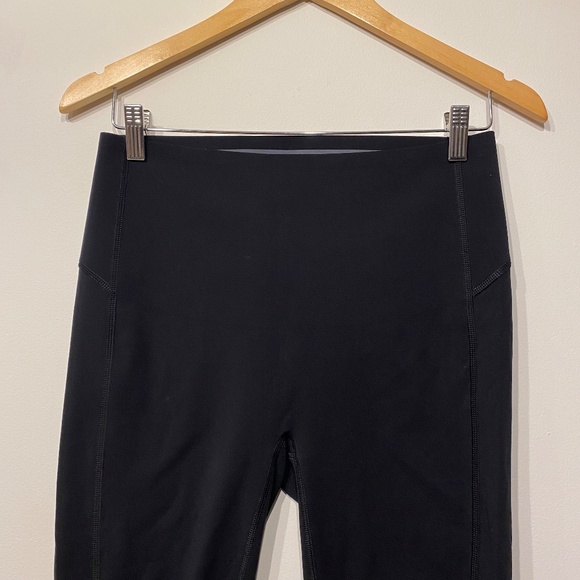 Spanx Cropped Black Icon High Waisted Activewear Workout Cropped Leggings - Picture 7 of 7